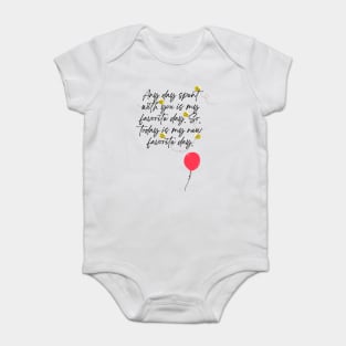 Winnie the Pooh Quote Baby Bodysuit